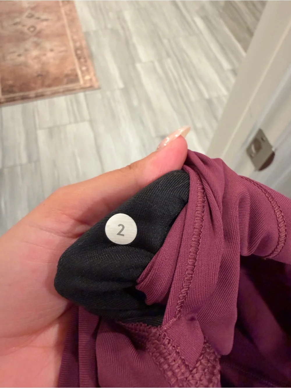 lululemon Burgundy High-Rise Leggings